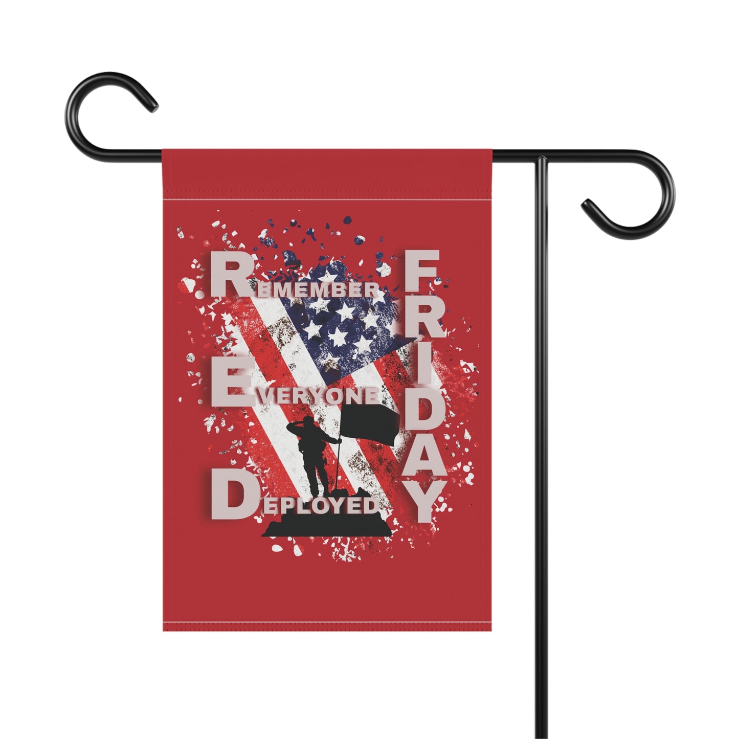 R.E.D. Friday Flags for our soldiers that are over sees.