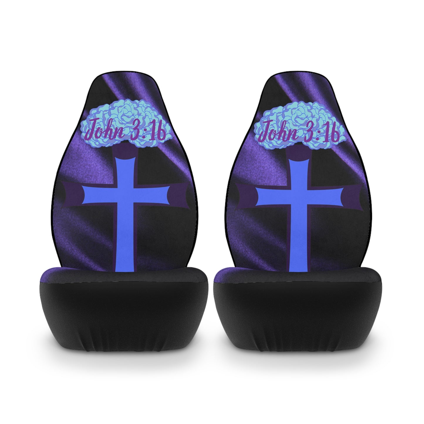 JOHN 3:16 Polyester Car Seat Covers