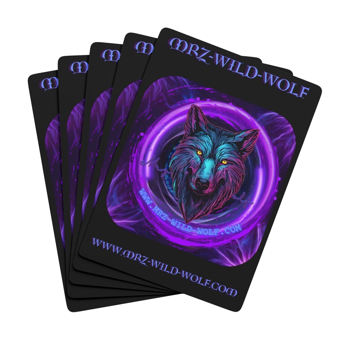 Mrz-Wild-Wolf Poker Playing Cards
