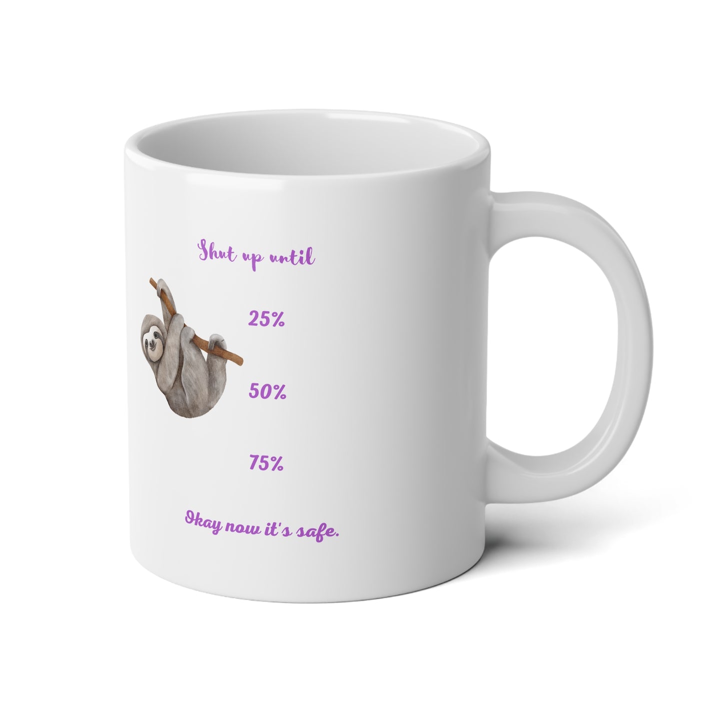 Sloth Jumbo Mug, 20oz