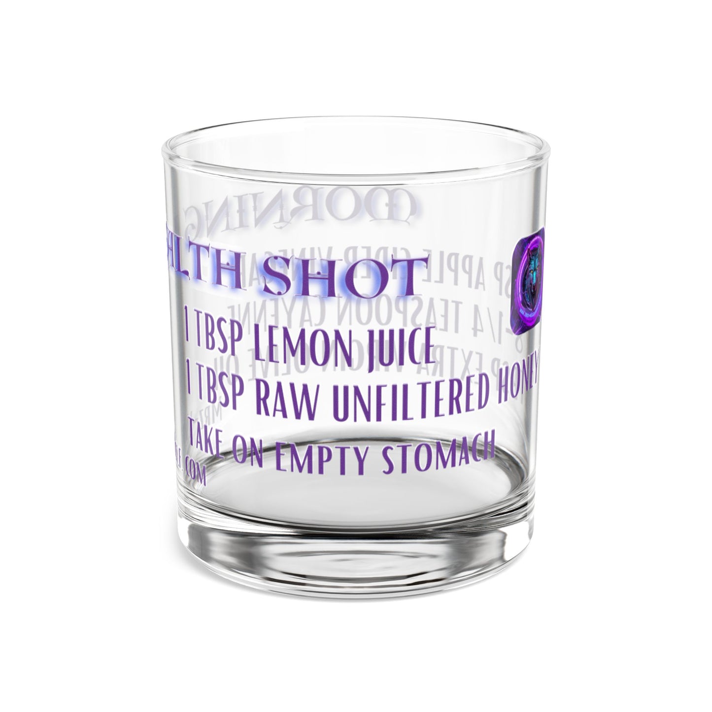 Morning Health Shot Glass, 10oz