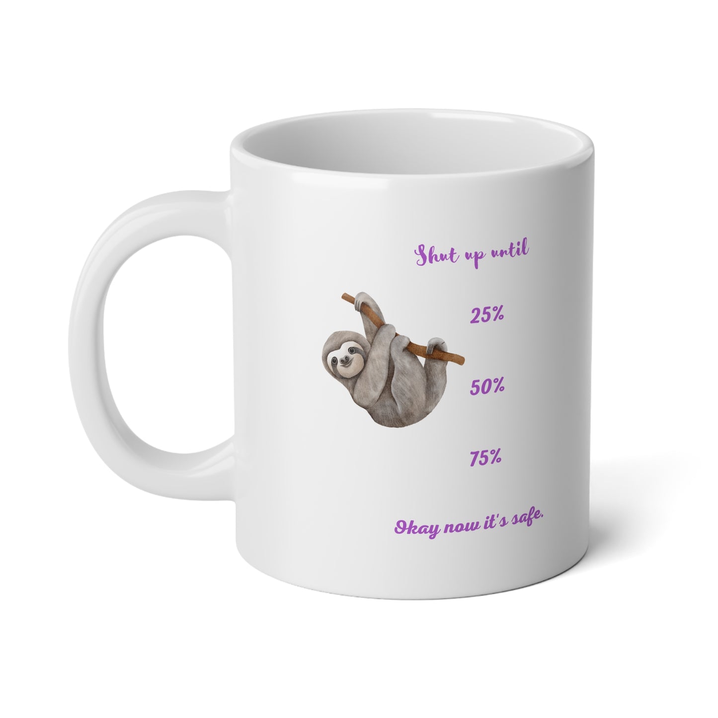 Sloth Jumbo Mug, 20oz