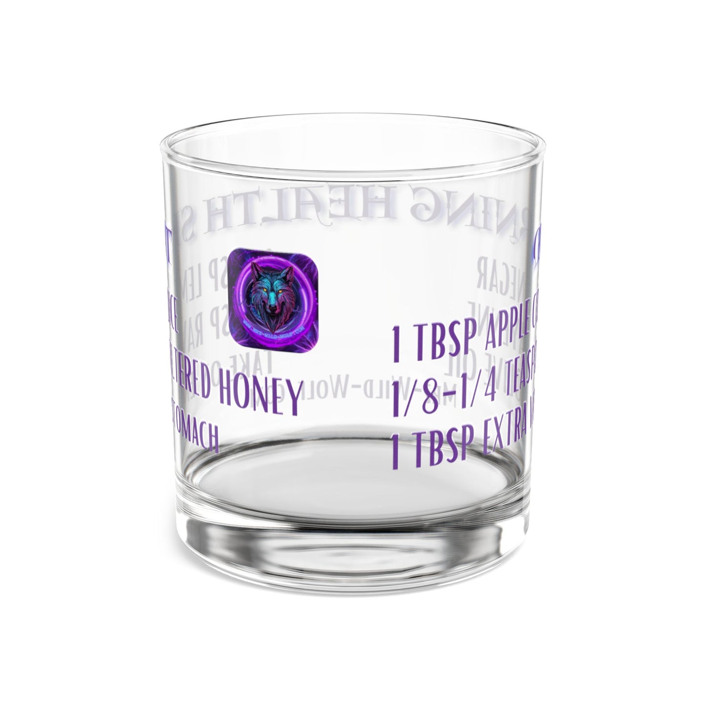 Morning Health Shot Glass, 10oz