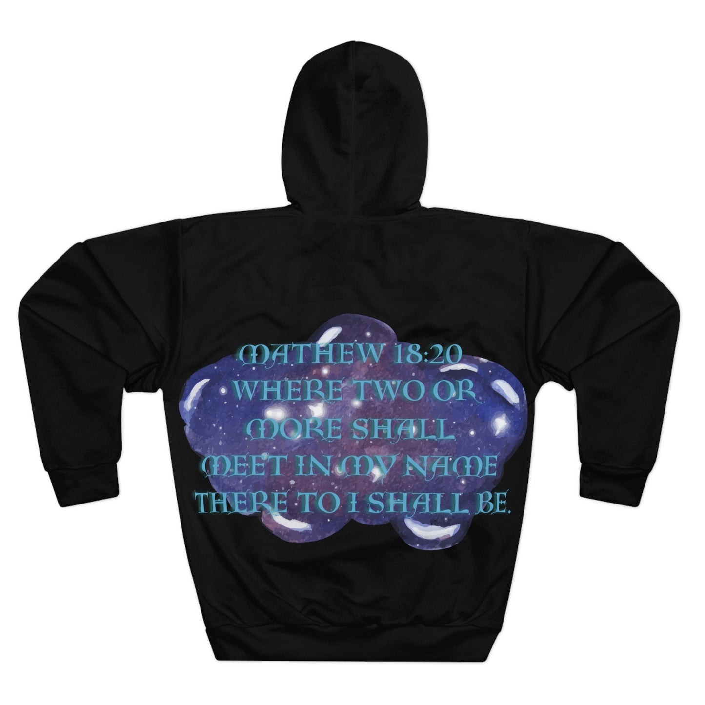 Matthew 18:20 Pullover Hoodie (AOP)