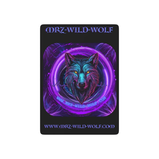 Mrz-Wild-Wolf Poker Playing Cards