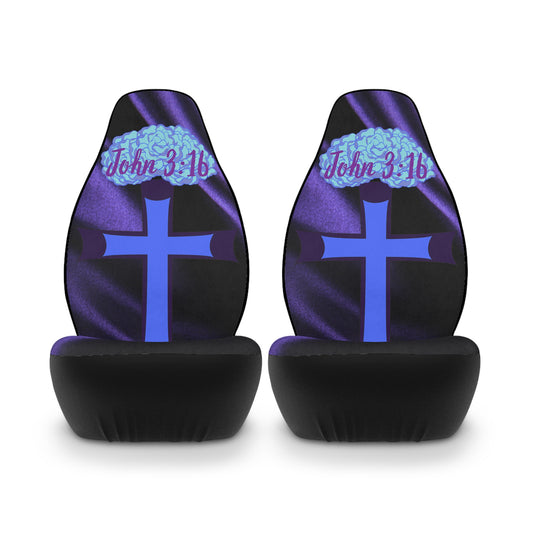 JOHN 3:16 Polyester Car Seat Covers