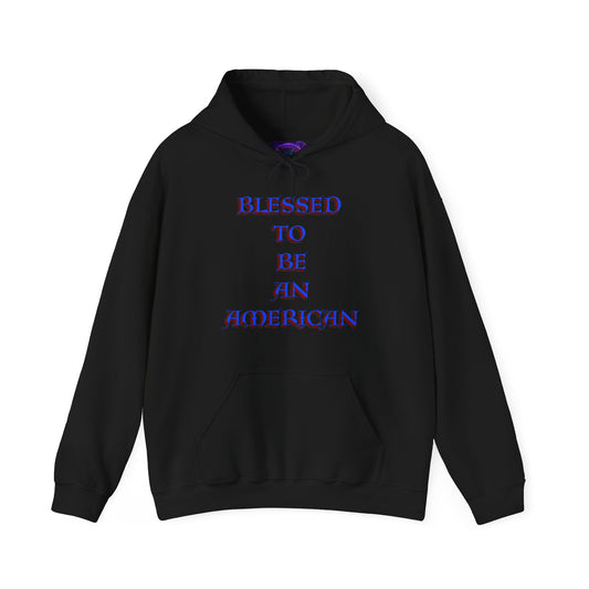Blessed to be an American Unisex Heavy Blend™ Hooded Sweatshirt