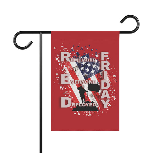 R.E.D. Friday Flags for our soldiers that are over sees.