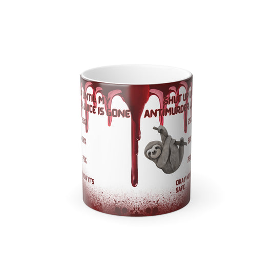 Antimurder juice Color Morphing Mug, 11oz